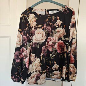 Ricki's Long Sleeve Floral Blouse
